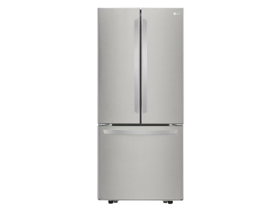 30" LG 21.8 Cu. Ft. French Door Standard-Depth Refrigerator with Ice Maker in Stainless Steel - LFCS22520S