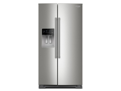 36" Maytag 20.8 Cu. Ft. Wide Counter-Depth Side-by-Side Refrigerator with Arctic Blue Interior - MRSC6636RZ